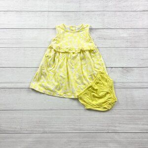 Carter's Baby Girl Dress Set Floral Print Sleeveless Dress 12-18 Months